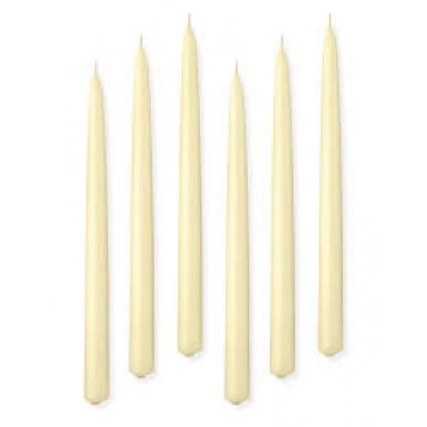 10'' Tapered Candles Ivory